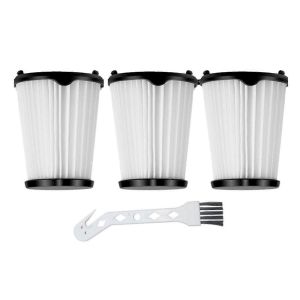 Pack de 3 filtres d'aspirateur de remplacement VAF-1 compatibles avec l'aspirateur balai Electrolux Ergorapido EH - Neuf