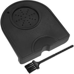 Tapis De Tamping &Agrave; Caf&eacute; En Silicone,Tapis De Tamping Pour Caf&eacute;,Barista,Maison,Cuisine,Bar,Station De Tamponnage,14 X 12,4 X 0,6 Cm,Avec Brosse De Nettoyage - Neuf