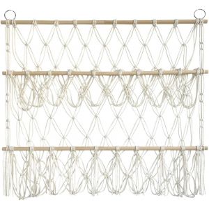 Ulteronixshop-Hamac De Rangement Pour Jouets, Maille &Agrave; Suspendre Au Mur Hamac Animaux En Peluche Hauteur R&eacute;glable Organisateur Suspendu Pour Chambre D'enfant, Salle De Jeux, Chambre,Blanc - Neuf