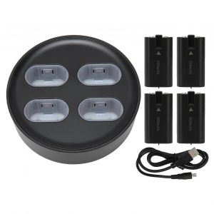 Pour Manette Xbox One Chargeur De Batterie 4x800mah Station De Charge Batterie Rechargeable Pour Xbox One S X - Neuf