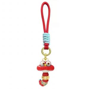 Serpent Porte-Clés - Mignon Dessin Animé Bonne Chance Pendentif Bijoux Accessoire - Neuf