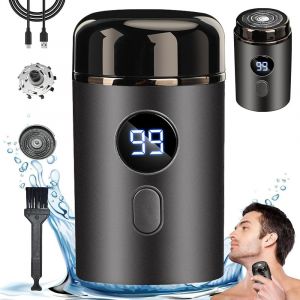 Mdy-Portable Mini Capsule Shaver, 2 In 1 Capsule Razor, Sopami Mini Shaver Usb Rechargeable, Automatique Lavable Rasoir Electriques Hommes, Pour La Maison, Le Bureau, Les Voyages Daffaires - Neuf