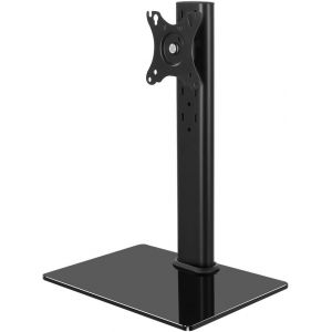 Support d'&Eacute;cran d'Ordinateur Unique VESA pour Moniteur 13 &agrave; 32 Pouces, Support R&eacute;glable en Hauteur, Pivotant, Compatibilit&eacute; VESA 75x75mm / 100x100mm - Neuf
