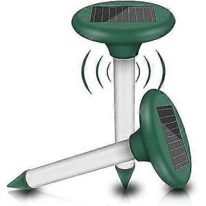 Kit De 2 R&eacute;pulsifs Solaires &Agrave; Ultrasons Pour Souris, R&eacute;pulsif Solaire Pour Souris - Neuf