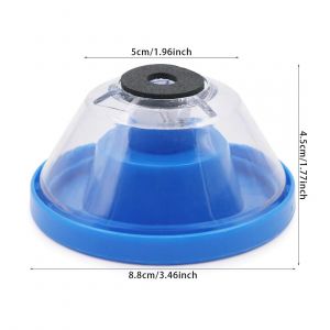 Lot de 2 collecteurs de poussière pour marteau électrique et perceuse, design en forme de bol bleu pour forets de 4 à 10 mm - Neuf