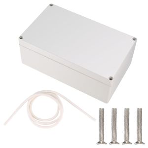 Boite de Derivation Etanche IP65 Electrique Exterieur,Boîte de Jonction Connecteurs,Boitier Plastique Electronique Extérieur (Beige 20X12X7.5CM) - Neuf