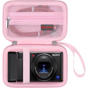 Sony ZV-1/ZV-1F/ZV-1 II étui de Transport pour Appareil Photo numérique,4K Video Streaming Camera Hard Travel Housse de Rangement Sac de Rangement Rack de Rangement. Rose - Neuf