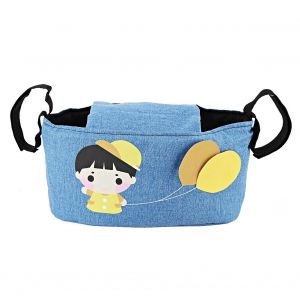 Sac De Rangement Multifonction A Suspendre Pour Poussette, Sac De Rangement Pour Couches, Biberons, Gobelets (Garcons) - Neuf