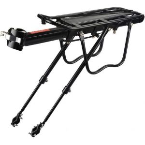 Porte-Bagages De Vélo De Montagne Polyvalent En Aluminium - Réglable, Capacité De Charge Élevée, Installation Facile Pour Toutes Vos Aventures À Vélo ! - Neuf