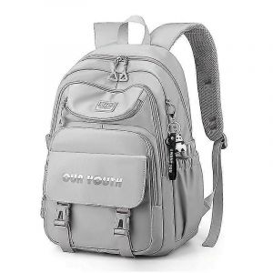 Sac ¿¿ dos adolescent sac ¿¿ dos en plein air r¿¿duit le carbage de la charge de la charge avec des poches de bouteille lat¿¿rale pour les coll¿¿giens - Neuf