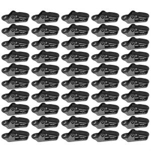50pcs Sail Tarp Clips Secures Avec Une Forte Poign&eacute;e De Verrouillage Pour Le Camping En Plein Air, Tente, Auvent, Serrer La Banni&egrave;re - Neuf