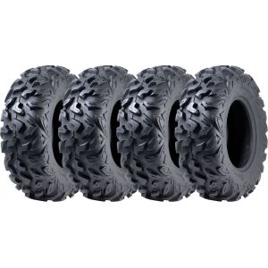 25x8.00R12 ATV Tyre 205/80R12 OBOR Vulture 6-ply Road Legal 60J 250kg (Set of 4) - Neuf