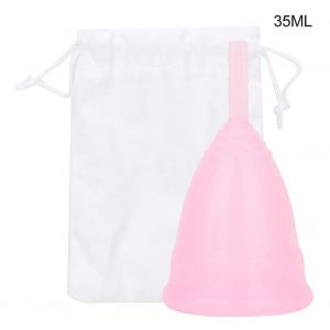 Coupe menstruelle feminine en silicone, collecteur, coupe hygienique feminine de securite pour femme (S) - Neuf