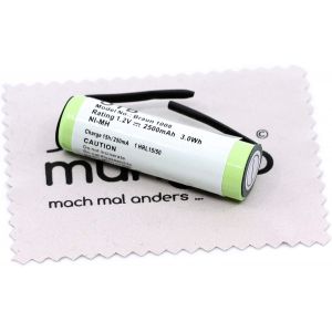 ERYI-Batterie De Remplacement Pour Les Rasoirs Braun 6620, 6680, 7475, 7504, 7505, 7510, 7515, 7516, 7520, 7540, 7570, 7630, 7680, 7690, 7765, 7785, 7795, 8583 Avec Tissu De Nettoyage De L'Écran Mung - Neuf