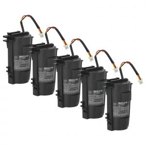 vhbw 5x Batterie remplacement pour 00-06260A, 46-46870, 46-00518, BJ-9535X-1K1KSM, MET-46-0051 pour scanner de code-barre POS (1400mAh, 3,7V, Li-ion) - Neuf