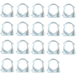 Kalanka-Lot De 19 Diam&egrave;tre Int&eacute;rieur 32mm Collier Serrage Tuyau Diam&egrave;tre Unique,Clips De Tuyau En Plastique,Pour Conduite D'eau,Tuyau De Gaz - Neuf