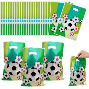 30 Pièces Sachet Bonbons Foot Sac De Faveur De Football Sac Bonbon Anniversaire Sachet Bonbons Anniversaire Foot Sachet Bonbons Football Sachet Bonbons Anniversaire Football Pour Biscuits Noix Bonbons - Neuf
