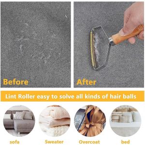 Lot De 2 Grattoirs &Agrave; Double Brosse Manuelle Pour Poils D'animaux, Poils D'animaux - Neuf