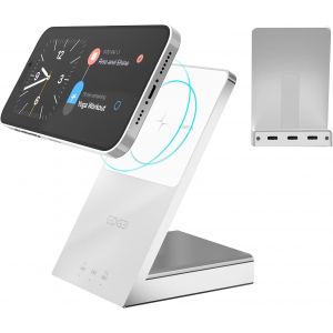 Wireless Charging Dock,Magnetic Fast Charging Stand 3 in 1,USB C Cable for iPhone 16/15/14/13/12/Pro/Max/Plus,Airpods Prod Galaxy,Samsung and More - Neuf