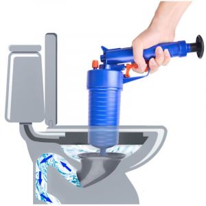 Toilettes Piston, Toilette Bouchée, Une Forte Pression De Chasse D'eau Manuelle De La Pompe Avec 4 Adaptateurs, De Vidange De L'outil De Nettoyage, Nettoyer Un Évier, Douche - Neuf