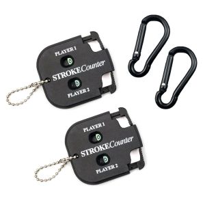Compteur De Coup De Golf,Compteur De Score De Golf 2 Joueurs,Compteur De Score Pour 2 Personnes,2 Pièces Golf Score Shot Compteur,2 Joueurs Compteur De Coups,Mini Compteur De Coups Portable - Neuf