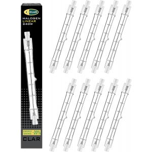 - Ampoule Halogène R7s 118mm, Lampadaire Halogène, Lampe 120w (Pack De 10) - Neuf