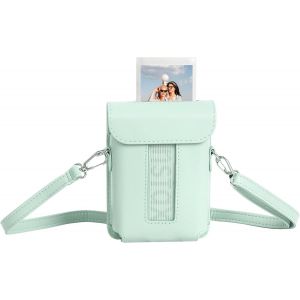 &Eacute;tui pour imprimante Mini Link 3,&eacute;tui de transport en cuir PU pour imprimante Fuji Mini Link 3 Smartphone,Link3-vert,Mini Link 3-PU Case,&Eacute;tui pour imprimante Mini Link 3 pour smartphone - Neuf