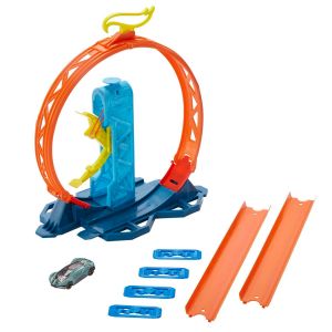 Hot Wheels - Track Builder Unlimited - Coffret Lanceur Et Looping - Neuf