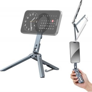 LORANKA-Support magn&eacute;tique pour iPhone 16, 15, 14, 13, 12, Plu Pro Max, MagSafe, avec fixation pour griffe froide et crochet pliable &agrave; 14 vis - Neuf