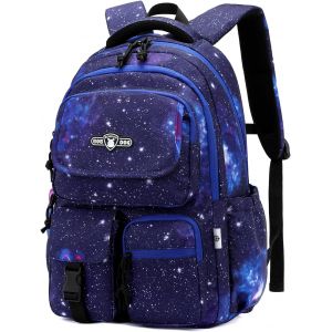 ChenQuanSarl-Sac &Agrave; Dos D'&Eacute;cole Imprim&eacute; Galaxie Pour Gar&ccedil;on - Neuf
