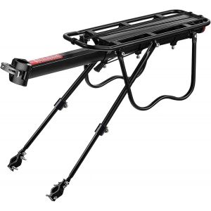 Subzonal-Porte-Bagages Pour Vtt, Réglable, Installation Rapide Pour Vtt Avec Charge Maximale De 100 Kg Pour Vélos De 24 À 29 Pouces, En Alliage D'aluminium, Avec Réflecteur - Neuf