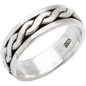 Kalanka-Bague Pour Homme Et Femme En Argent Sterling 925 Avec T&ecirc;te De Mort, Noeud Celtique, Chevaux, Anneau Rotatif Pour Soulager Le Stress Taille L M N P R T W Y - Neuf
