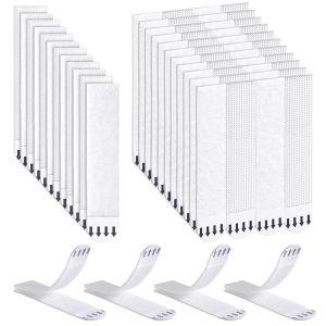 lbgwp60-Bandes De Suspension Pour Photos, 32 Paires (64 Bandes), Languette Accroche Tableau Sans Percer, Bandes Adh&eacute;sives R&eacute;sistantes Pour Cardres, Posters Et D&eacute;coration Sans Dommage (Grand) - Neuf