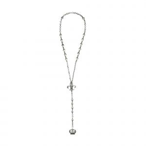 Chapelet Royal Argent Massif - Neuf