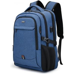 acdsgd-Sac &agrave; Dos Ordinateur Portable 15.6 Pouces Sac &agrave; Dos Cabine Avion Sac &agrave; Dos de Voyage avec Port de Chargement USB Homme Femme d'affaires Scolaire Cartable Sac de Travail Universit&eacute; Bleu - Neuf