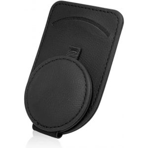 Étui en cuir pour lunettes de soleil de voiture - Noir - Léger et compact, clip pour lunettes de soleil Kraft de première couche, monté avec clip pour carte de ticket, adapté à tous les modèles - Neuf