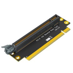 Carte Riser Pci-E 16x 3.0 Invers&eacute;e &Agrave; 90 Degr&eacute;s M&acirc;le Vers Pour Serveur 2u (Sens D'installation Le Cpu) - Neuf
