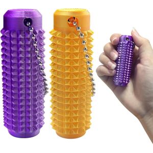 KAL-2 Pièces Little Ouchies Pain Fidget, Fidget Spiky Grippie Stim, Pocket Mini Fidget Toy, Jouets Sensoriels Surélevés Pour Soulager Anxiété Et Concentration, Les Cadeaux Nouveauté Pour Les Amis (D) - Neuf