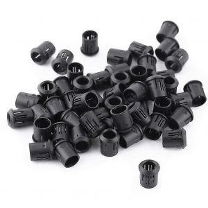 50pcs support de diode de douille de lampe en plastique,support de diode électroluminescente durable support de diode de douille de lampe led clip en nylon support de lunette (8mm)-bon - Neuf