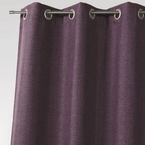Rideau Toile Uni Aspect Naturel - Neuf