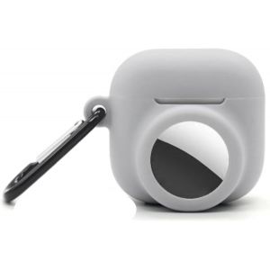 LORANKA-Coque 2 en 1 en silicone souple compatible avec AirPod Pro 3 et AirTag, coque de protection antichoc pour AirPod Pro 3, avec porte-cl&eacute;s et cordon de c&acirc;ble de donn&eacute;es pour homme et femme - Neuf