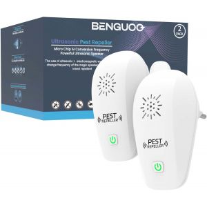 Ultrason Souris et Rats,2 unités Répulsif Souris à Ultrasons Intérieur,Repulsif Moustique Puissant Prise Anti Rat Rongeur Araignée Efficace Contre Insecte Nuisible pour Maison Bureau - Neuf