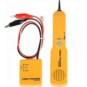 Testeur de circuits, traceur de fils et générateur de tonalités, testeur de câbles réseau RJ-11, recherche et localisation de fils et câbles, test de continuité des circuits - Neuf