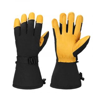 L'hiver Chauffant Électrique Gants Pour Hommes Et Femmes, De Jaune, De Taille M, Thermostat Automatique, Écran Tactile Et Imperméable À L'eau, Pour Toutes Sortes D'activités De Plein Air - Neuf