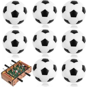 Ballons de Football de Rechange pour Baby-Foot,Balles Mini de Kicker,Mini Balles de Table,8PCS ABS Mini Ballons de Baby-Foot Balles Babyfoot en Plastique Fournitures de Jeu de Foot Ball - Neuf