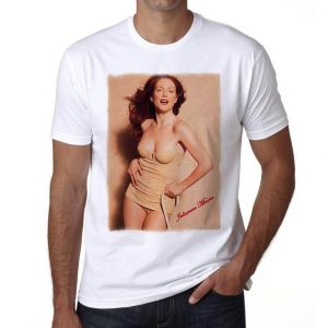 Homme Tee-Shirt Julianne Moore 1 T-Shirt Graphique &Eacute;co-Responsable Vintage Cadeau Nouveaut&eacute; - Neuf
