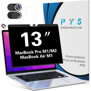 Magn&eacute;tique Filtre de Confidentialit&eacute; pour MacBook Air 13 Pouces M1 (2018-2021) / Macbook Pro 13 Pouces (2016-2022, M1, M2)Film de Protection Anti-espion, Anti-&eacute;blouissement, Facile &agrave; Installer - Neuf