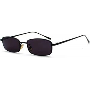 Lunettes De Soleil Rectangulaires Classiques Rétro Fines Monture En Métal Verres Vintage Rectangle Couleur Bonbon Lunettes De Soleil - Neuf