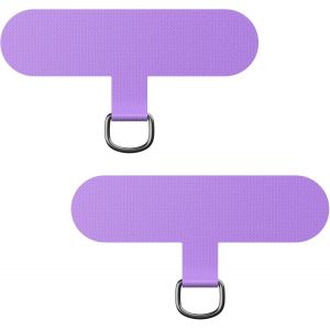 KAL-Lot De 2 Patchs Universels Pour Cordon, Transformez Votre Coque De T&eacute;l&eacute;phone En Cha&icirc;ne De T&eacute;l&eacute;phone, Tpu Ultra Fin S'Adapte &Agrave; Toutes Les Coques De T&eacute;l&eacute;phone StandardU2013Violet - Neuf