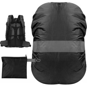ERYI-Housse De Pluie Pour Sac À Dos Cartable 18-25L Housse De Sac À Dos Réfléchissante Housse De Pluie Avec Sangle De Boucle Anti-Dérapante Réglable Pour Camping Randonnée Cyclisme - Neuf